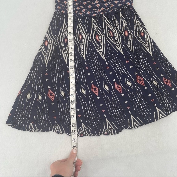 ROXY Womens Strapless Navy Summer Dress Aztec print size: Small - Picture 8 of 8